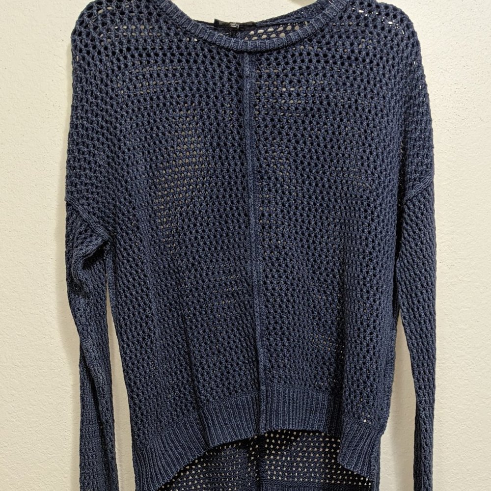 🌟NWOT🌟 Loose Knit | Hi-Lo Sweater | Navy | M